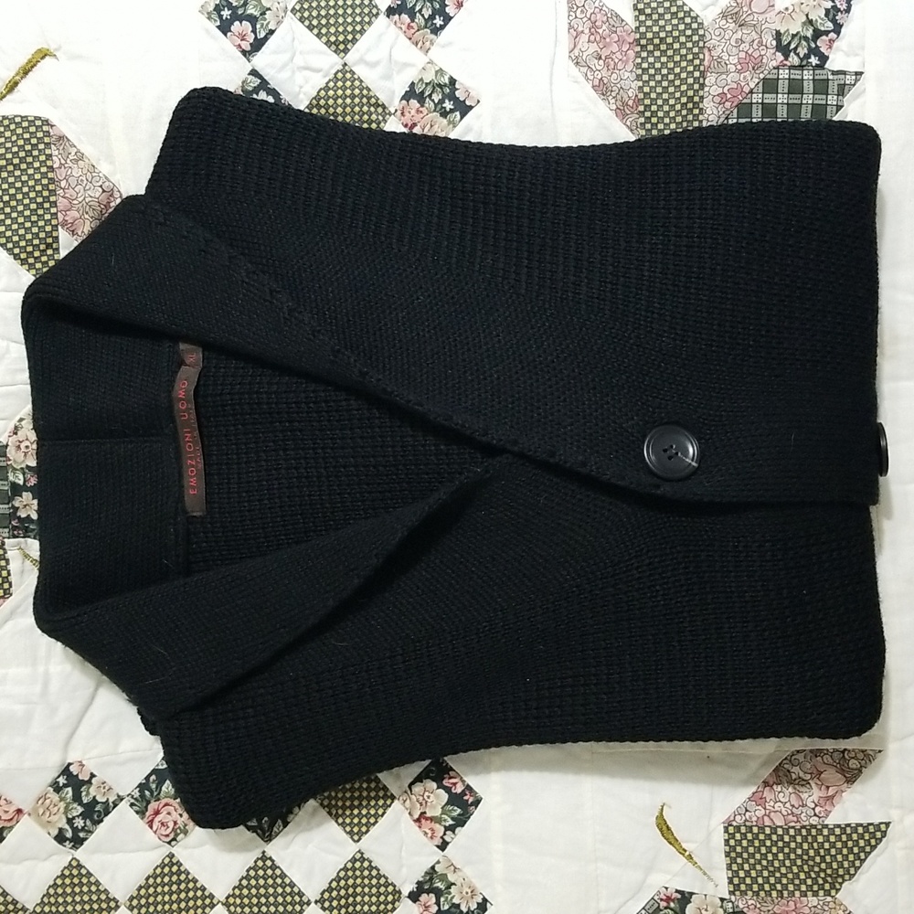 Italian Merino wool cardigan